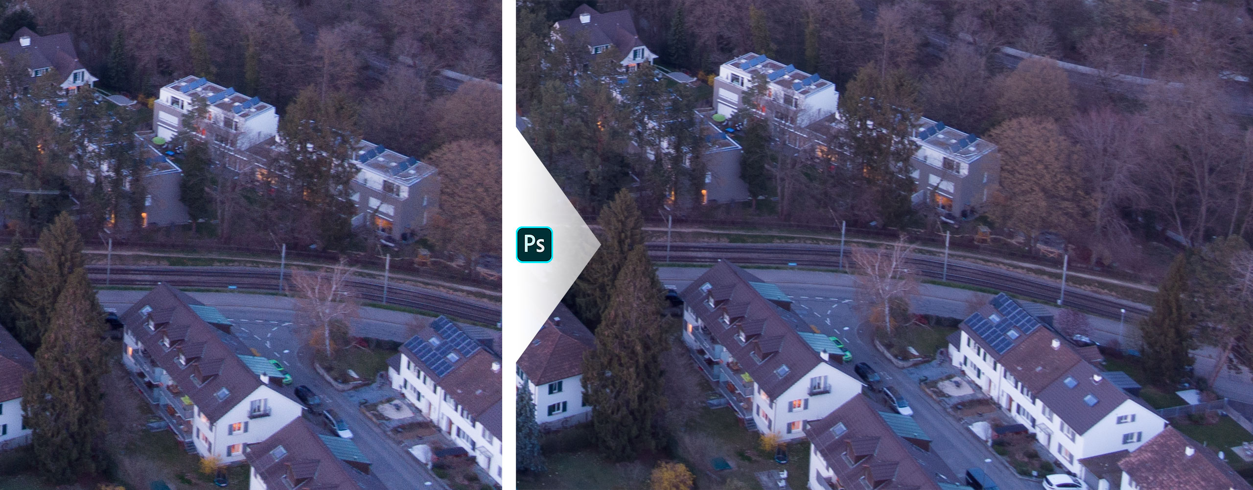 A image depicting how photoshop can remove noise