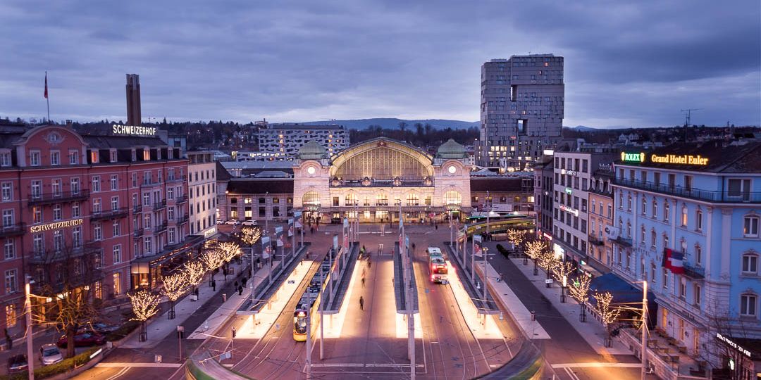 Long Exposure of Basel SBB at dawn